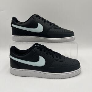 Mens Size 10 Nike Court Vision LO NN Black White Casual Lifestyle DH2987 006